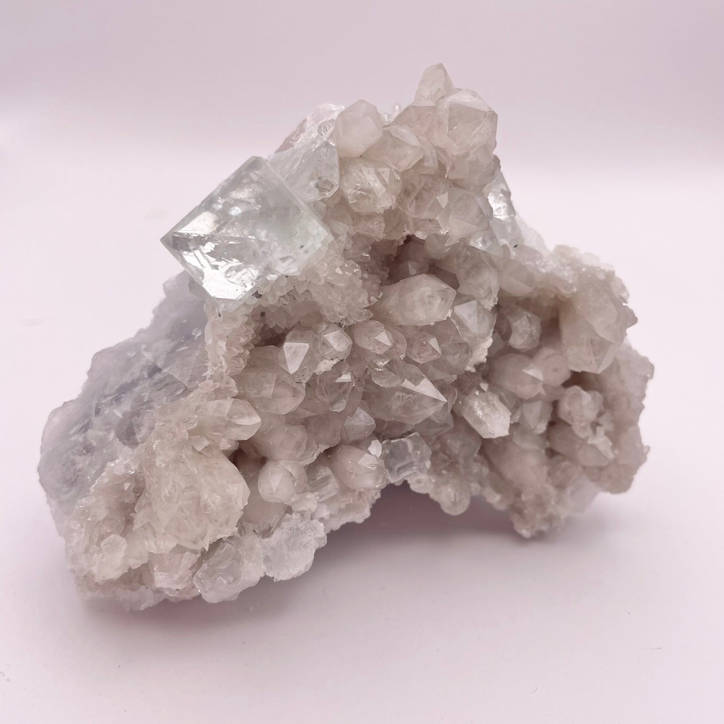 Fluorite On Quartz Specimen FLA5