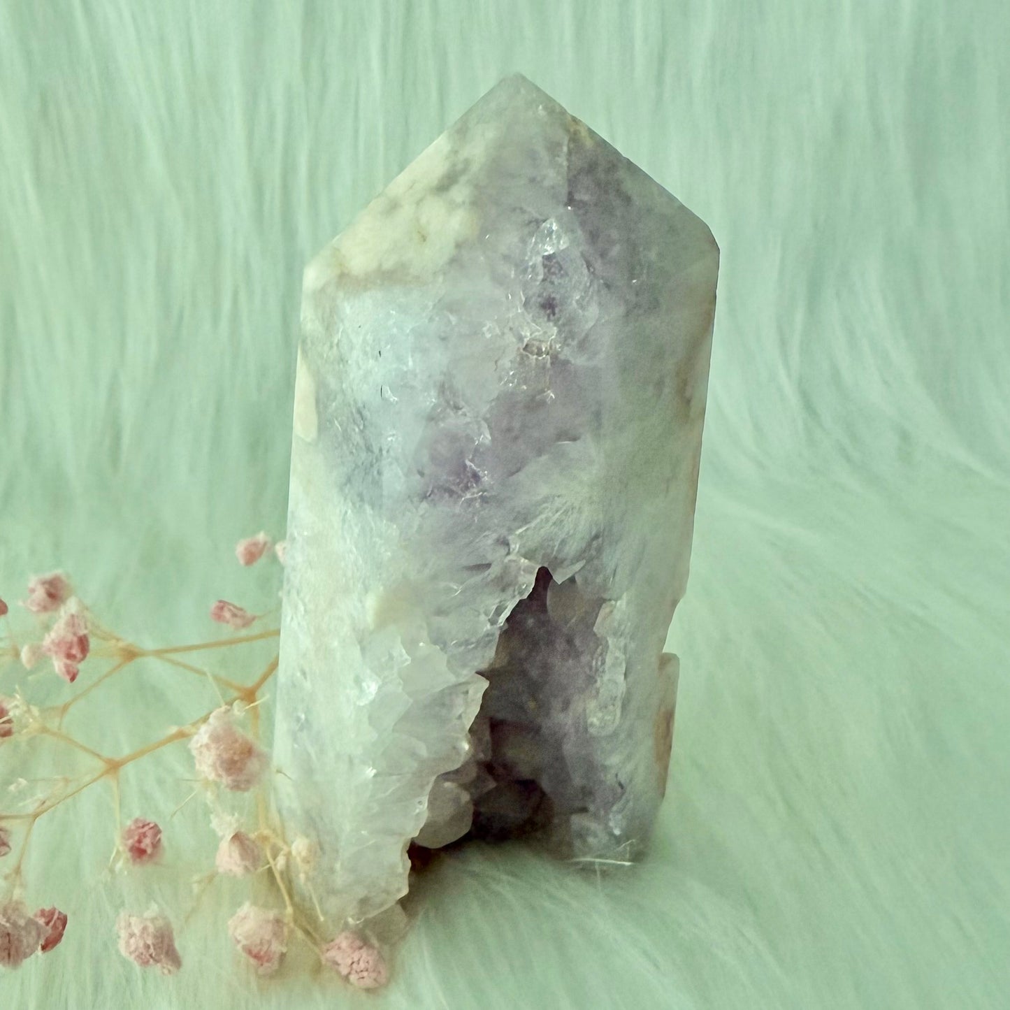 Amethyst Flower Agate Tower PFAA2