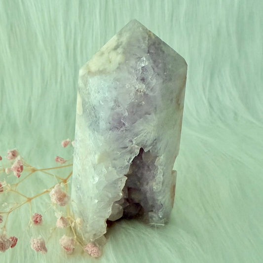 Amethyst Flower Agate Tower PFAA2