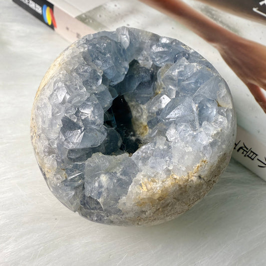 Celestite Geode Sphere CLS45