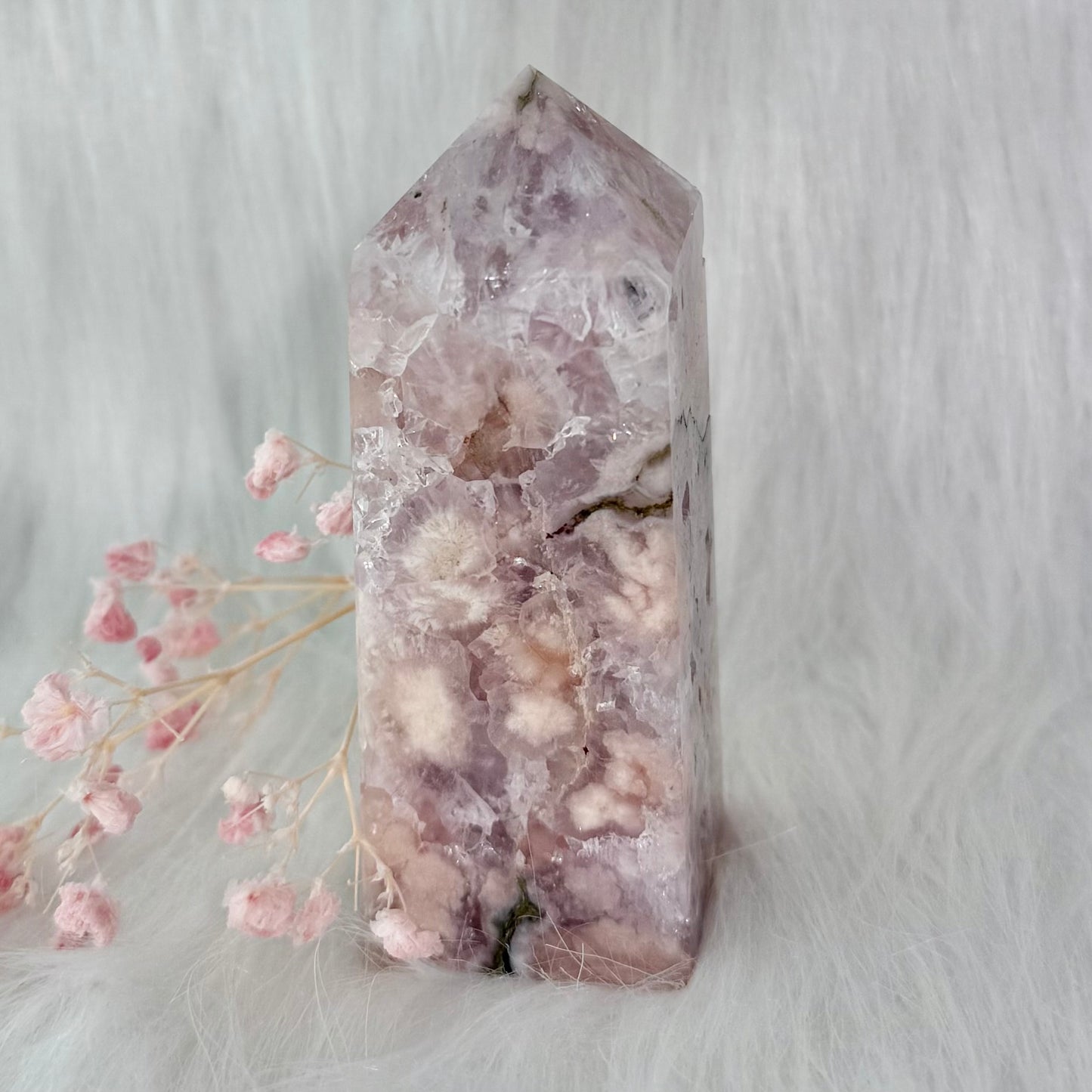 Amethyst Flower Agate Tower FAA2