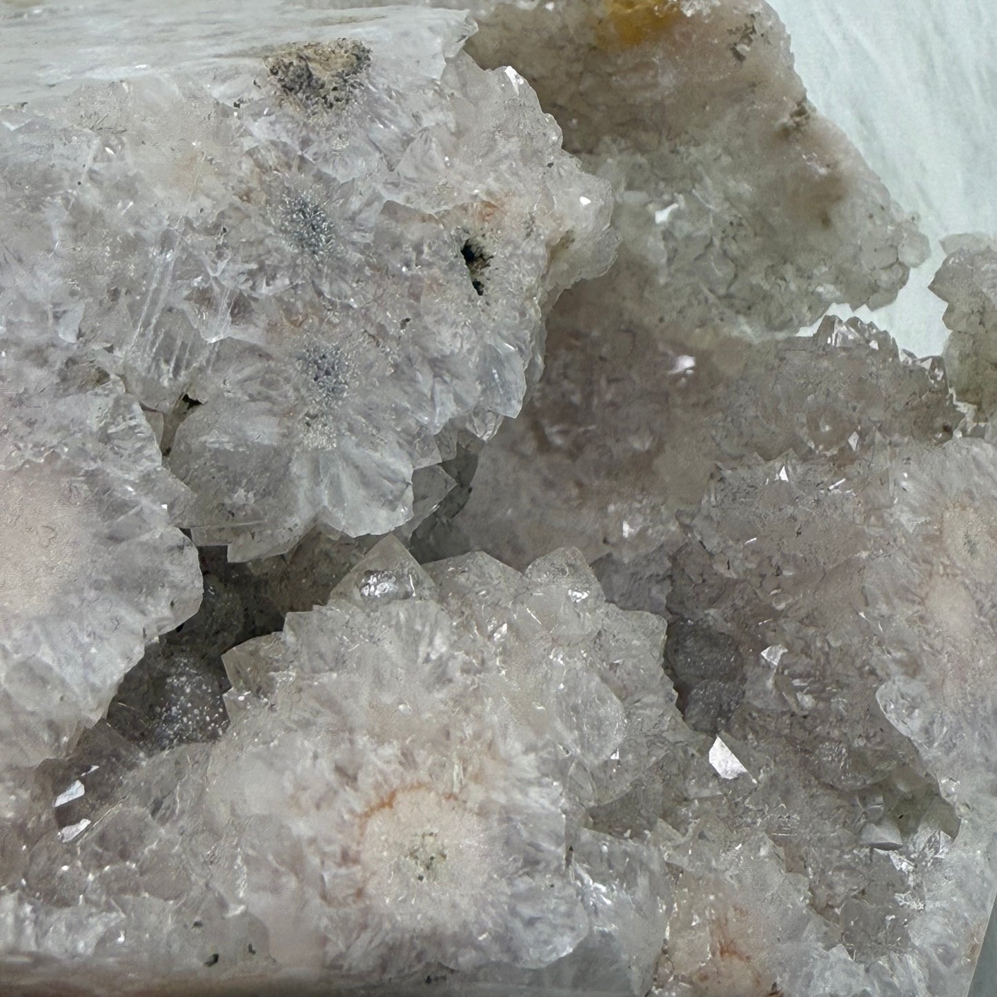 Flower Agate Druzy Freeform Cave AFF2