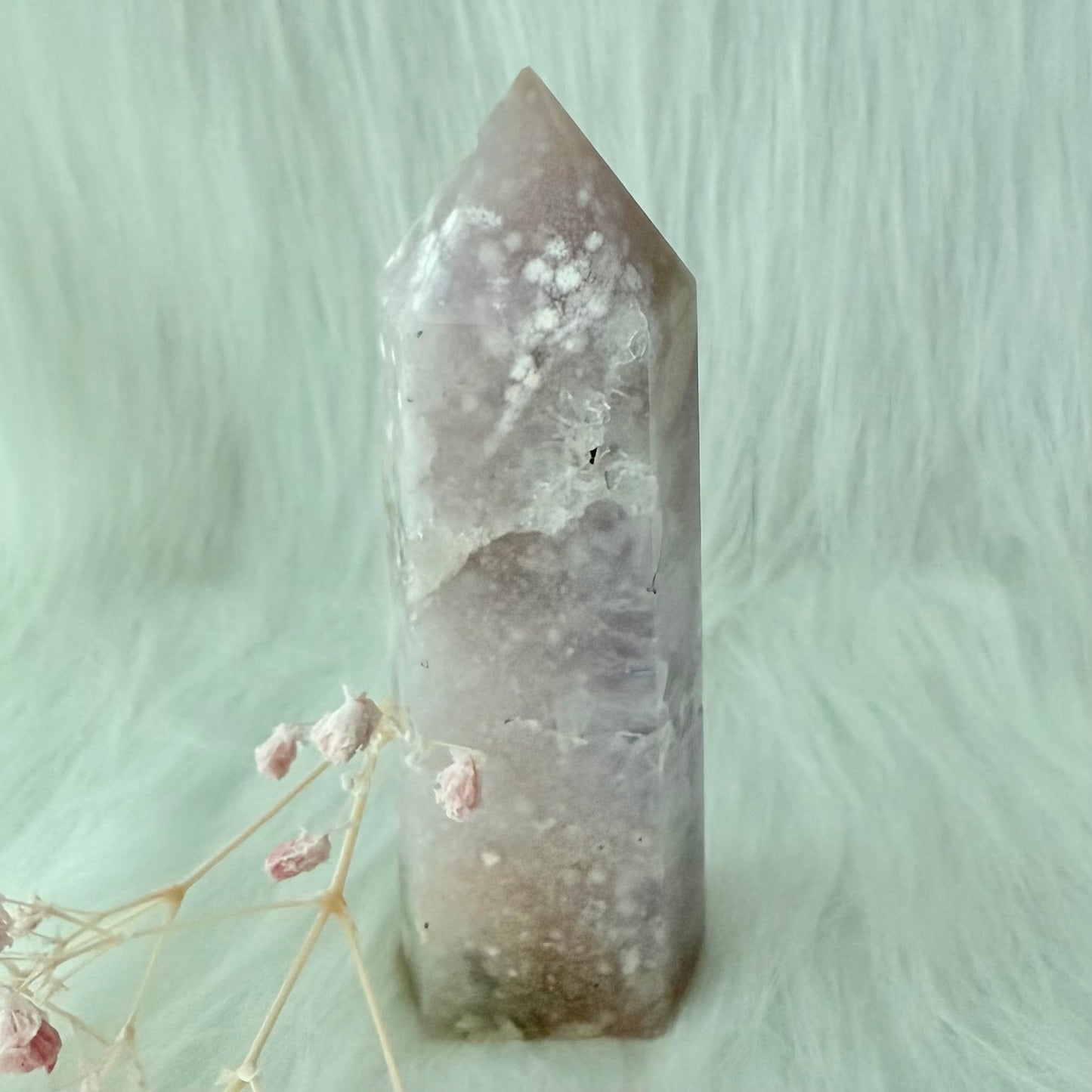 Amethyst Flower Agate Tower AFA4