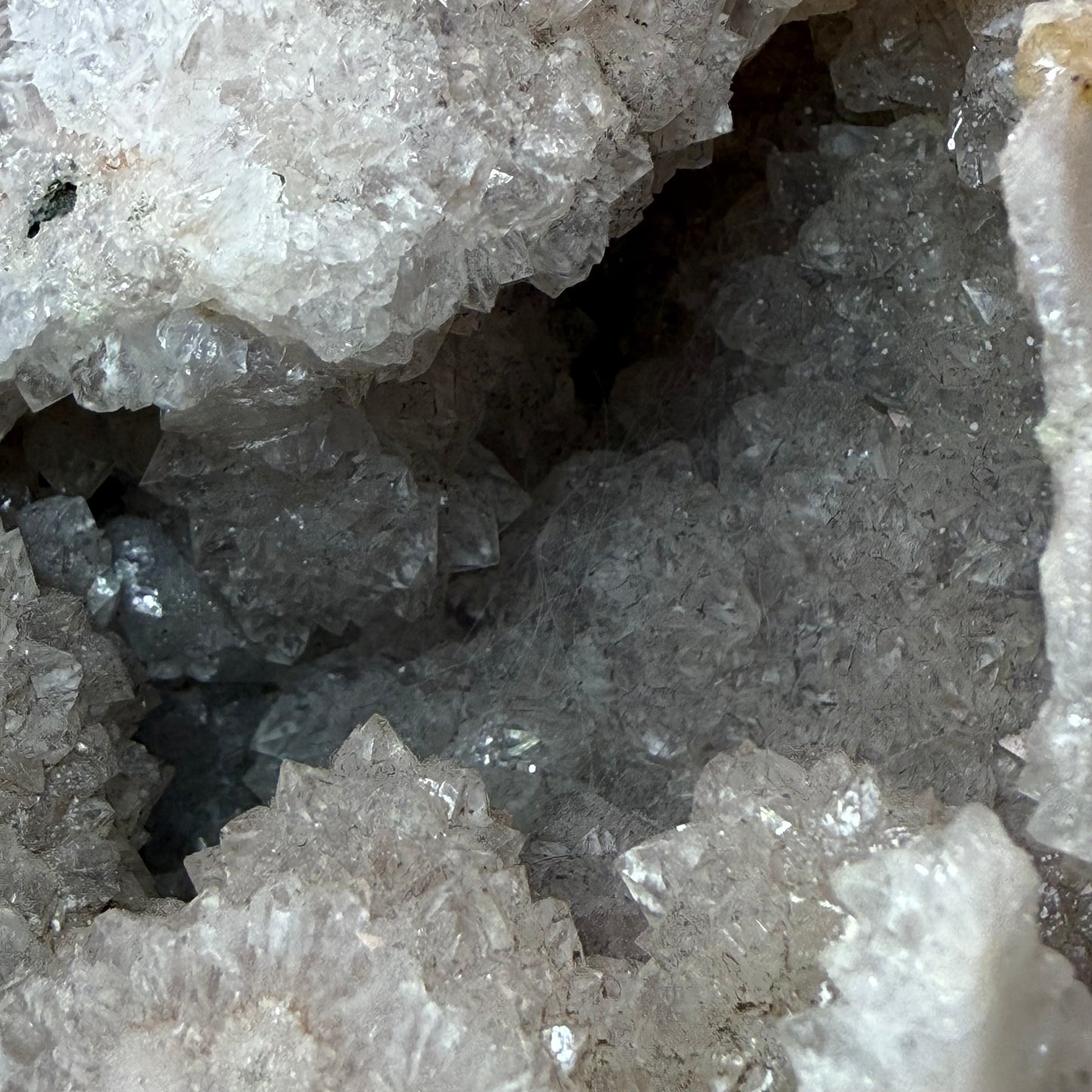 Flower Agate Druzy Freeform Cave AFF2