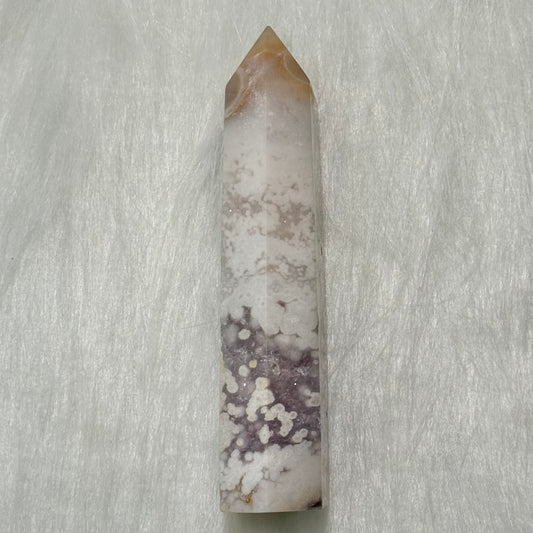 Amethyst Flower Agate Tower PFA7