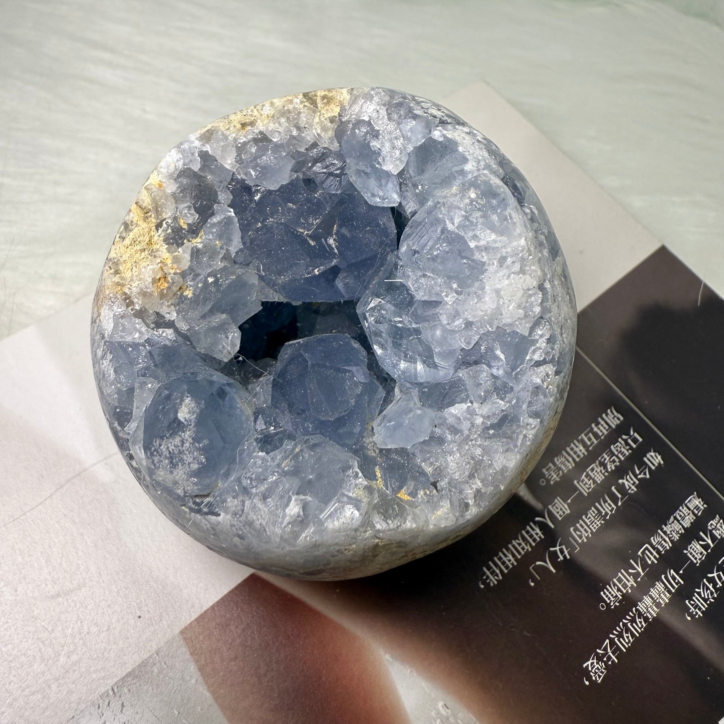 Celestite Geode Sphere CLS55