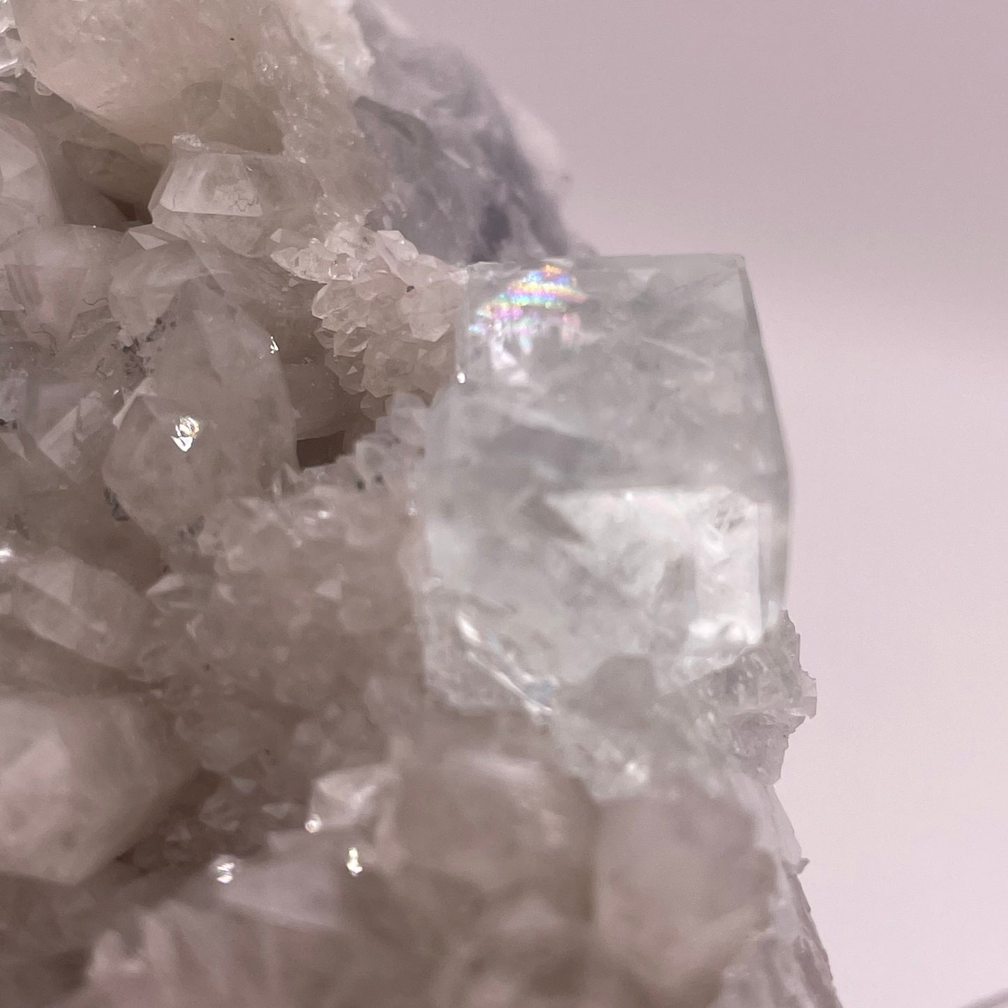 Fluorite On Quartz Specimen FLA5