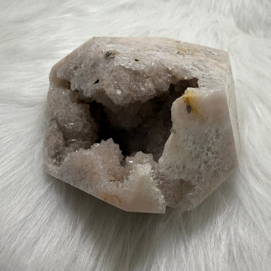 Flower Agate Druzy Freeform Cave AFF2