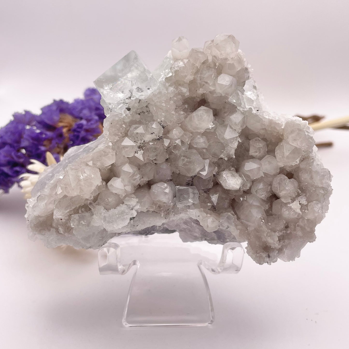 Fluorite On Quartz Specimen FLA5